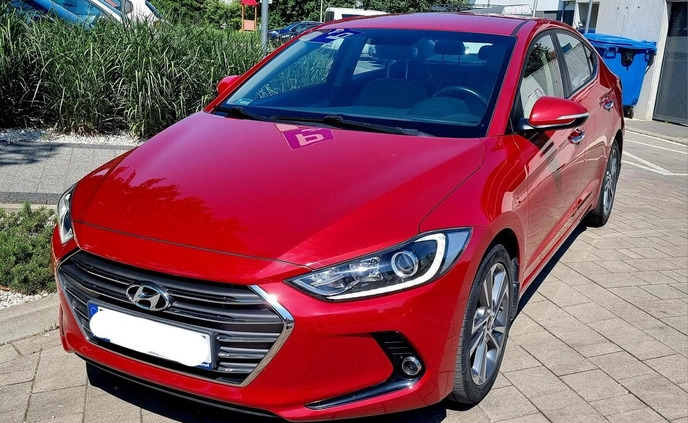 Hyundai Elantra cena 53000 przebieg: 84000, rok produkcji 2016 z Wrocław małe 67